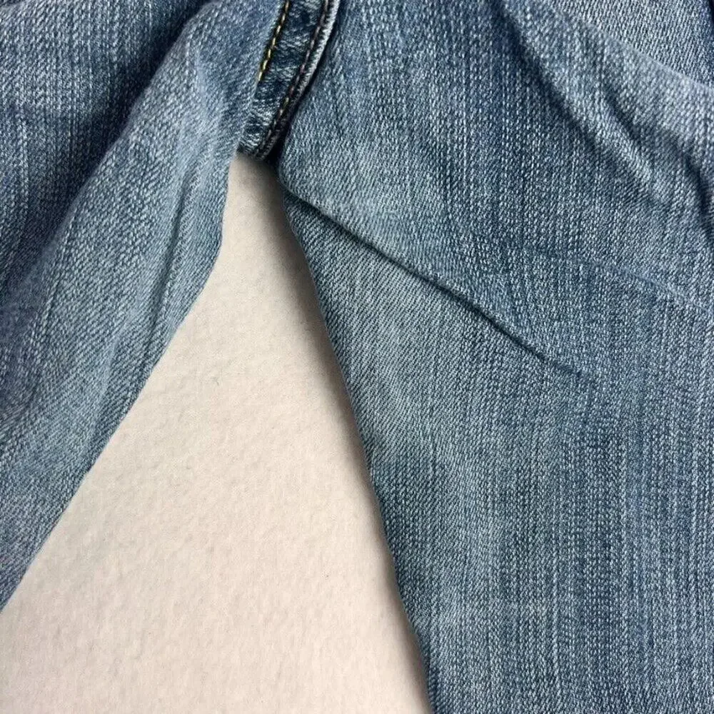 Vigoss Jean Women 9 Milan Medium Blue Wash Denim Bootcut Low Rise Casual Cowgirl